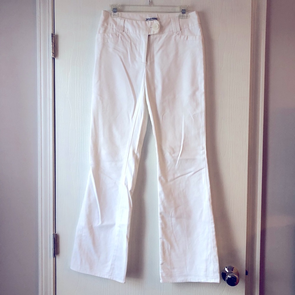 White Wide-Leg Pants